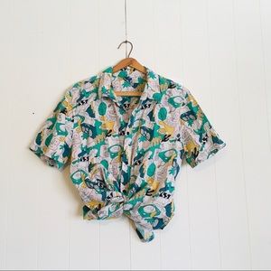 90s buttoned shirt 🖤 1994 🖤